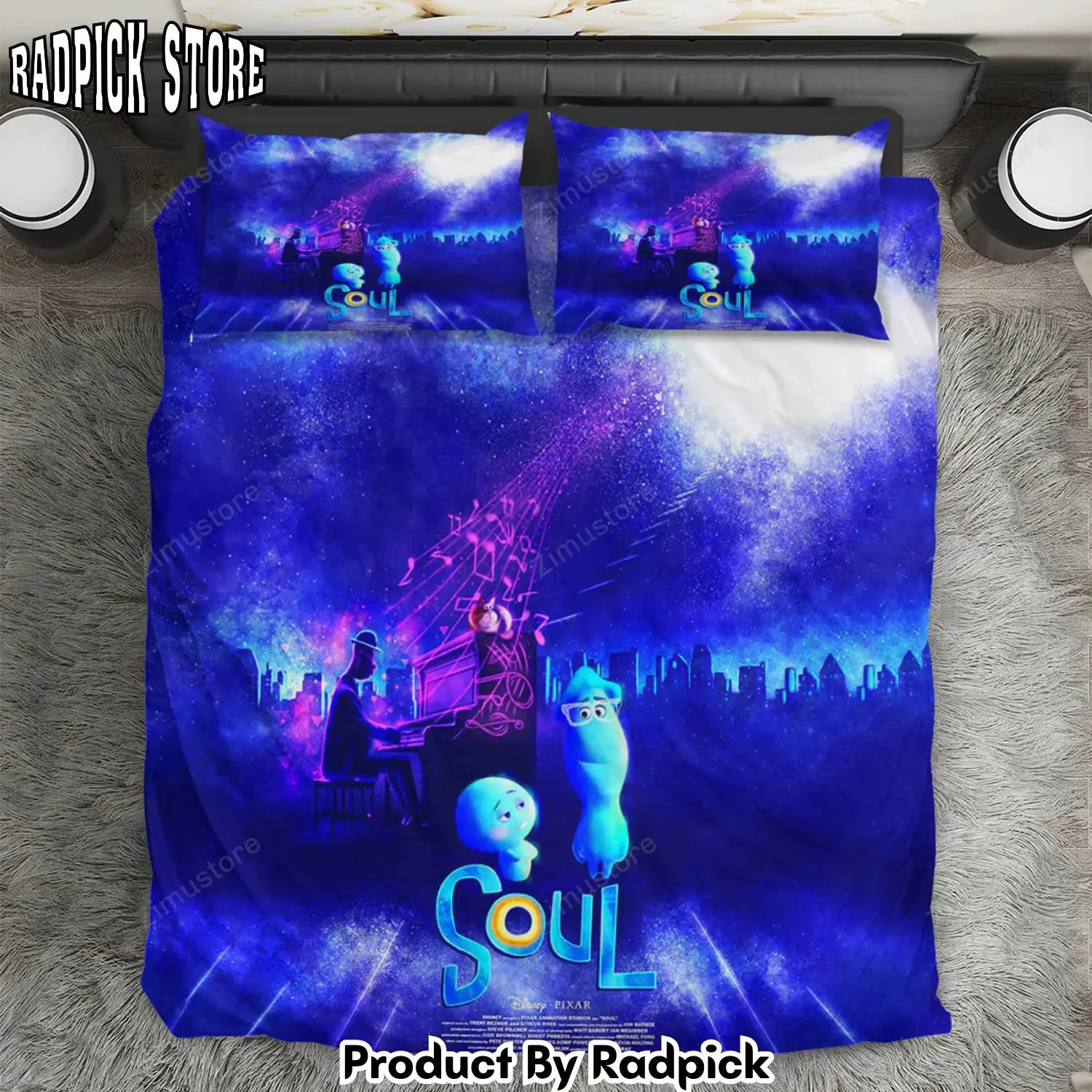 Radpick soul poster 8 3pcs 3pcs bedding set duvet cover and pillow cases gift for fan rp3272144